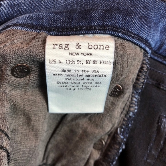 Rag & Bone Ankle Skinny w/ Frayed Hem 👖 - Picture 9 of 10